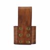 TOURBON Hammer Holder, Leather Tool Holder for Hatchet and Nail Puller, Holster with Belt Loop