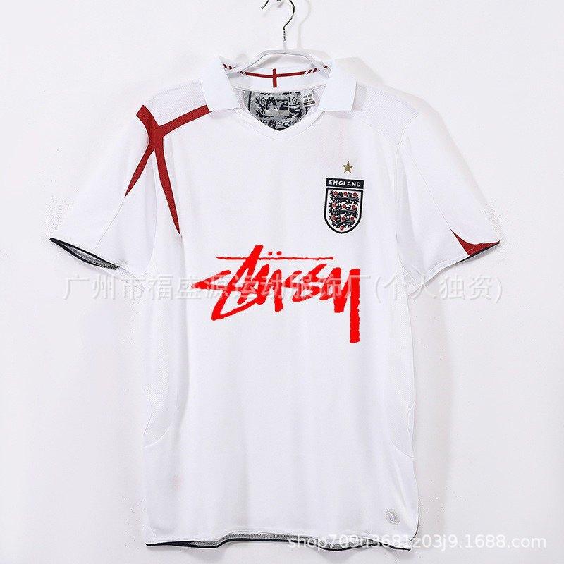 Retro Jersey Brazil Argentina Germany England Portugal Spain Signature Short Sleeved Football