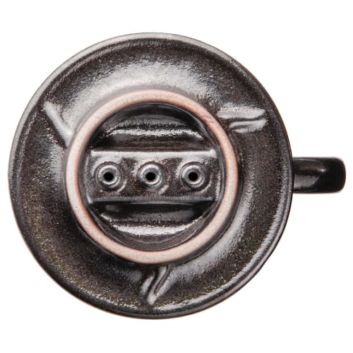 [.co.jp Exclusive] Kalita Hasami Ware Coffee Dripper with Excellent Heat Retention, Black, Made In Japan, HASAMI SG101. Perfect for 1-2 People, This D