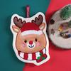 Absorbent Christmas Hand Towel Coral Fleece Kitchen Cleaning Rag Cute Xmas Handkerchief