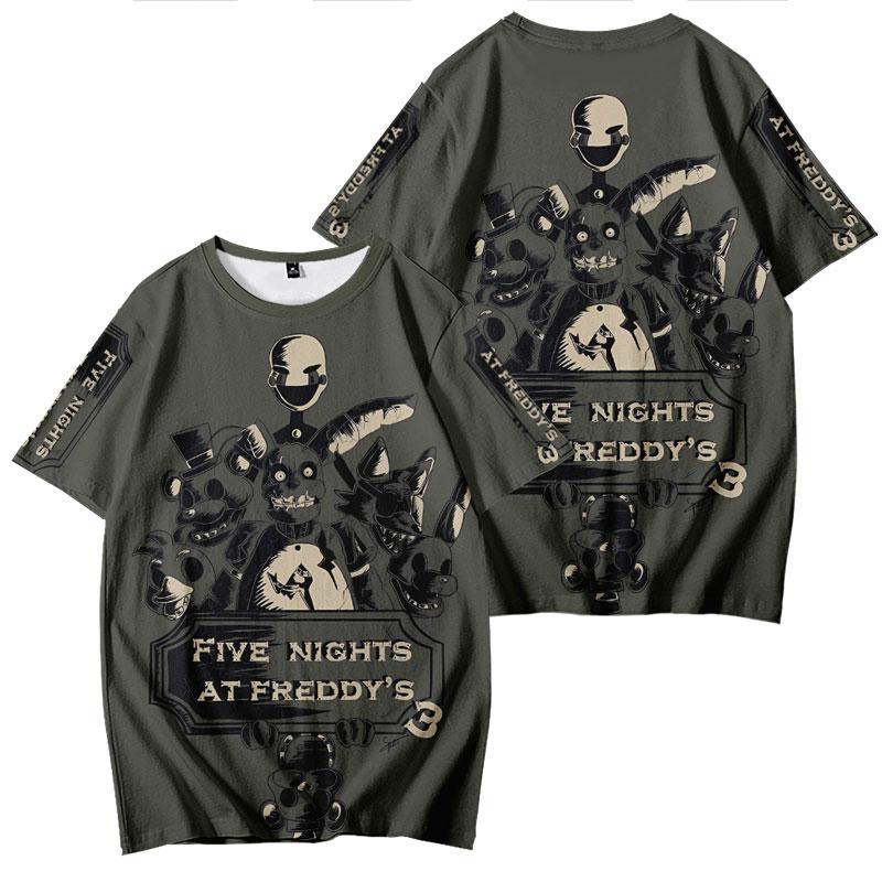 Adult cartoon trendy printed personalized casual T-shirt men XXS