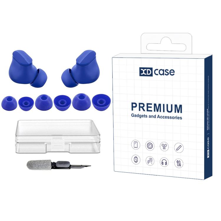 XDcase 3 Paar Ersatz-Silikon-Ohrstöpsel-Set, Größe S/M/L