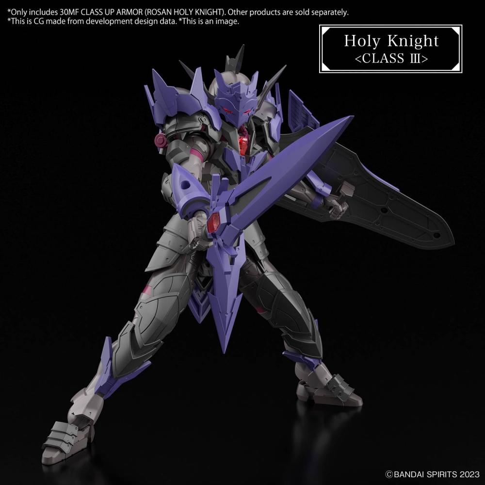 Bandai Spirits 30mf Class Up Armor Rozan Holy Night, farbcodiertes Kunststoffmodell, mehrfarbig, Rozan Holy Night