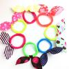 1/10PCS Hair Accessories Bunny Ears Hair Ropes Head Dress Ponytail Holder Lovely Rubber Band  Women