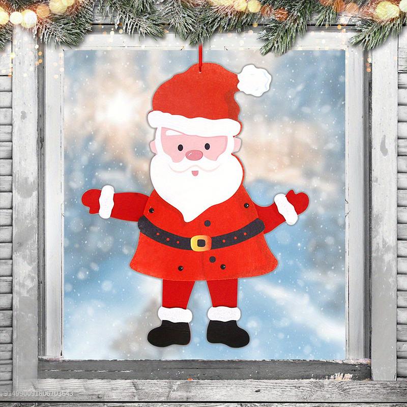 Décorations de Noël Feutre Père Noël Bonhomme de Neige Élan Pendentif Ornements à Suspendre Arbre de Noël Navidad 2025 Bonne Année Décoration de la Maison