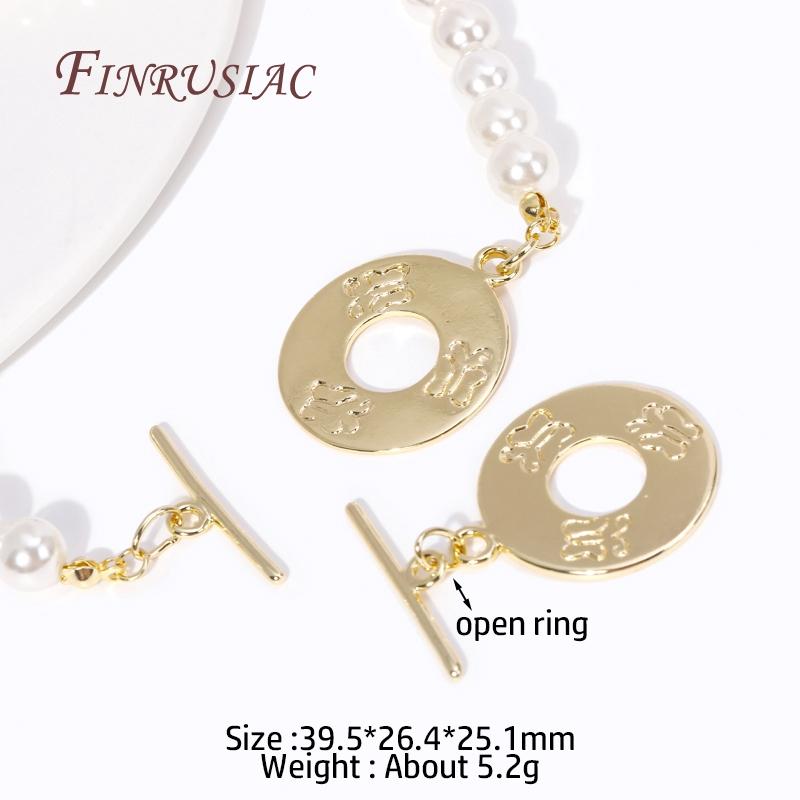 Multi Styles High Quality Brass Toggle Clasps 18K Gold Plated Bracelet Connect Clasps DIY Jewelry Making Supplies OT Clasps