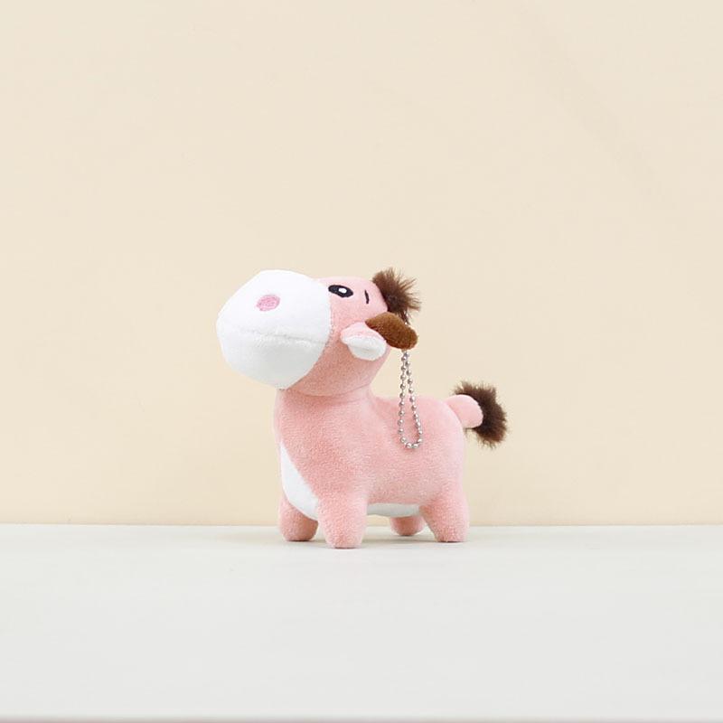 

Мини Корова Сладкая Плюшевая Подвесная Декорация Милый Брелок Аксессуар Мягкий Хлопок ПП Pink Calf
