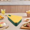 Food Grade Silicone Pizza Storage Box Lunch Sturdy Multipurpose Easy Cleaning for Home & Travel