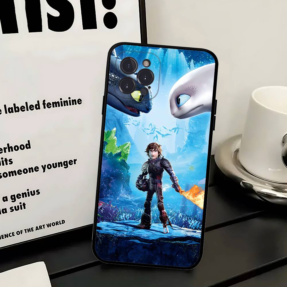 

Lovely Couple Toothless Fury Dragon Phone Cover Case For IPhone 13 12 11 17 Pro Max 17 15 16 14 Plus 17Air iPhone 14pro max