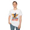 Soccer Player Athlete Motion Fitness Minimalist Vector Unisex Softstyle T-Shirt