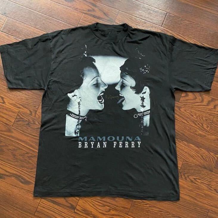 Vtg Bryan Ferry Mamouna Heavy Cotton Black T Shirt All Size For Men TR169 XL