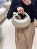 Stredná polmesiačiková PU kabelka pod pazuchu - Dámska módna taška cez rameno a crossbody