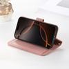 Crossbody Zipper Cards Solt Wallet Leather Embossed Flower Case For iPhone 16 Pro Max 15 Plus 14 13 12 Long Lanyard Book Cover
