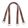 2pcs 58cm PU Leather Replacement Handles Bag Strap Handbags Shoulder Straps with Spring Gate Rings for DIY Purses Accessories