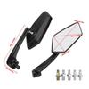 2pcs Rearview Side Mirrors Universal Motorcycle Mirror Rearview Mirror E-Bike Scooter Angle Adjustable Rotating Mirrors