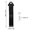 X AUTOHAUX Bumper Trailer Belt Tow Belt Tow Strap Aluminum