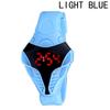 Hot Style LED Digital Military Watch  Men Wathces Colorful Silicone Triangle Dial Snake Head Sports Wristwatch Arm Band