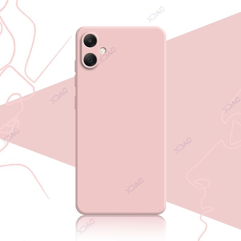 

2025 роскошных квадратных жидких силиконовых чехлов для Samsung Galaxy A06 4G 5G SamsungA06 360 мягкий противоударный чехол для телефона Shield Samsung A06 4G not5G розовый