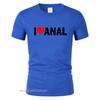 Streetwear Tempo Libero Harajuku Maglietta Top Alfabeto Interesse I Love Anal Maglietta Unisex Fresca Maglietta Battito Cardiaco Maglietta Oversize