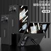 All-Inclusive Leder Scharnier Schutzhülle Für Xiaomi Mi Mix Fold 3 Fold3 Magnetisches Scharnier Hülle mit Bildschirmschutz Glas Halter Abdeckung