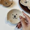 Cartoon Bear Ceramic Dishes Mini Condiments Appetizer Plates Snacks & Dipping Sushi Soy Sauce Vinegar Saucer Kitchen Tableware