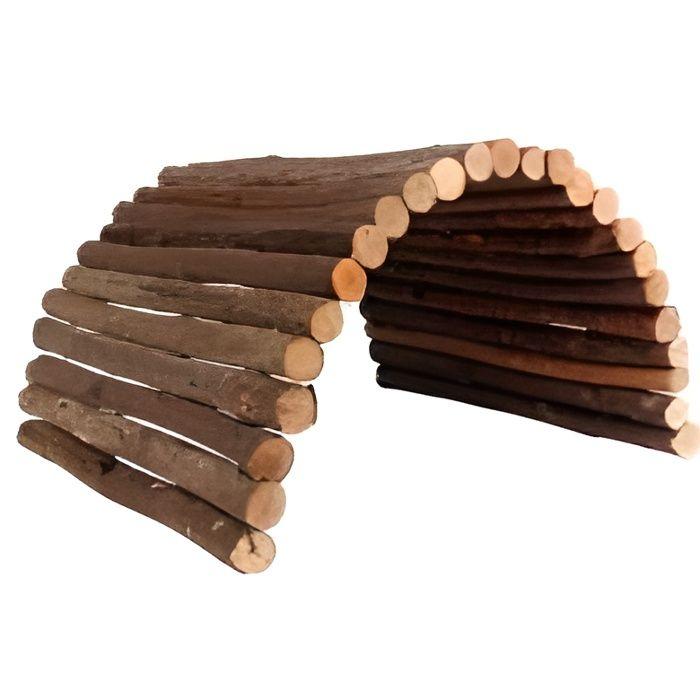 Pont - Natural Living - 22 × 10 Cm - Couleur Marron - Dimensions Compactes