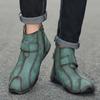 Autumn and Winter New Men's Short Boots 2025 British Classic Retro Flat Bottom Cotton Shoes Outdoor Business Sports Casual Shoes
