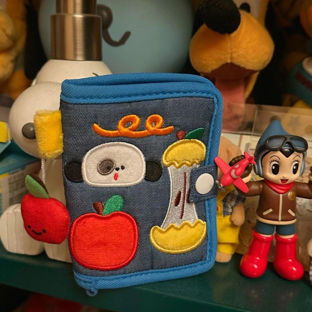 

Милый холщовый кошелек короткий на молнии маленький полускладной джинсовый вельветовый мультяшный милый слоненок