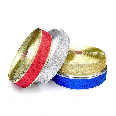 Glitter Ribbon Christmas Tree Ornaments and Gifts