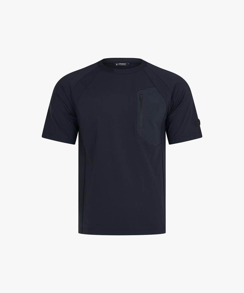 SPYDER Men'S Citycore Out-Pocket Short Sleeve T-Shirt Splpcnrs301Mblk
