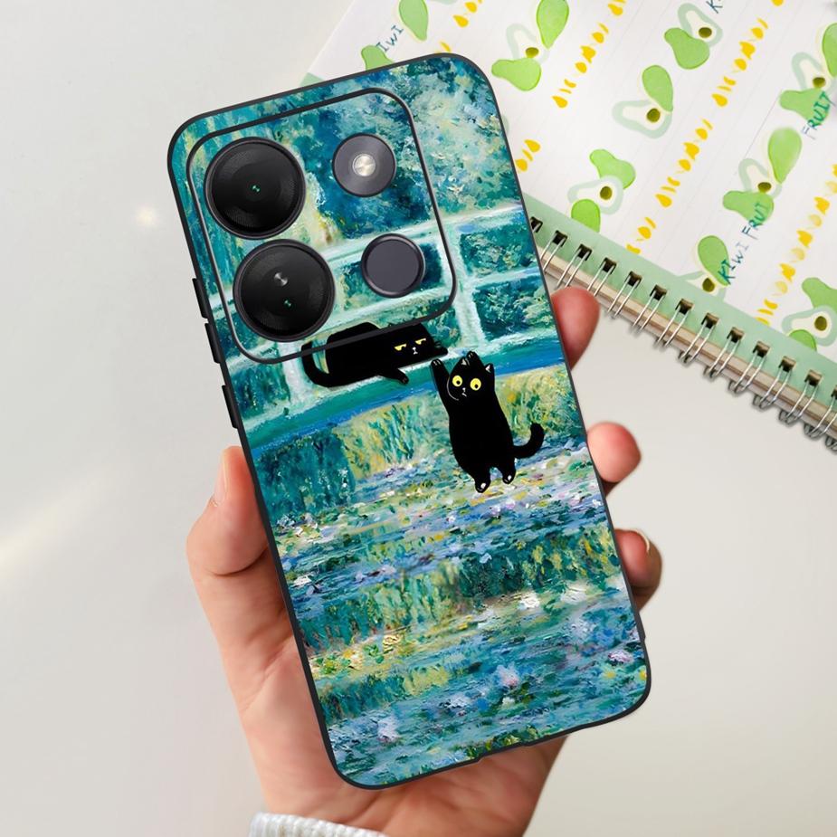Für Infinix Smart 7 HD Hülle X6516 Luxuriös Beliebt Bemalte Abdeckung Weiche Silikon Handyhülle Für Infinix Smart 7 Plus Smart7 HD Schale