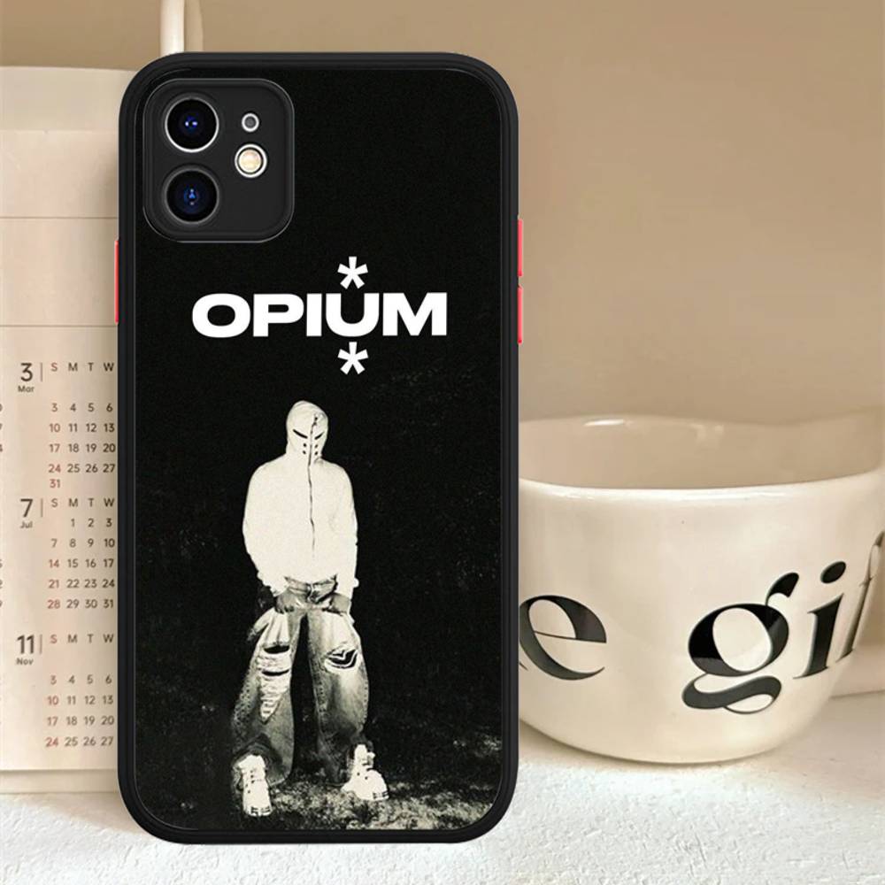 

O-Opium Rap Playboi Carti For IPhone 11 12 13 14 15 16 Pro Max Plus X XS MAX Shockproof Matte Back Cover iphone 16pro max