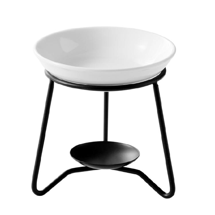 Stylish Essential Oil Burners Melt Warmer Tealight Candle Holder Metal Rack for Living Space and Bedroom Desk Ornament
