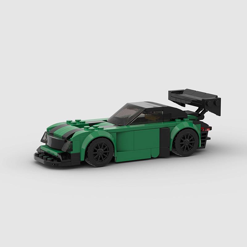 

Lego-Compatible Supercar Racing Toy - Educational DIY Building Blocks for Kids