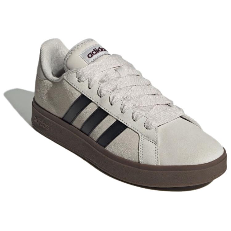 New Adidas Grand Court Base 00s 'Grey Black' JR7111