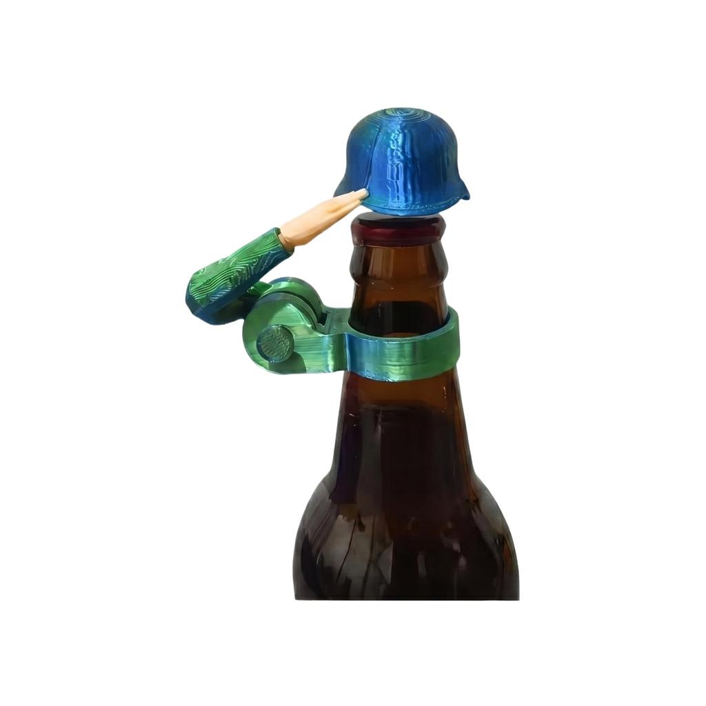 Bottle Helmet Beer/helmet Bottle Holder Beer Is Used To The Of Beer