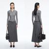 JNBY 2026 Spring A-Line Wool Blend Skirt