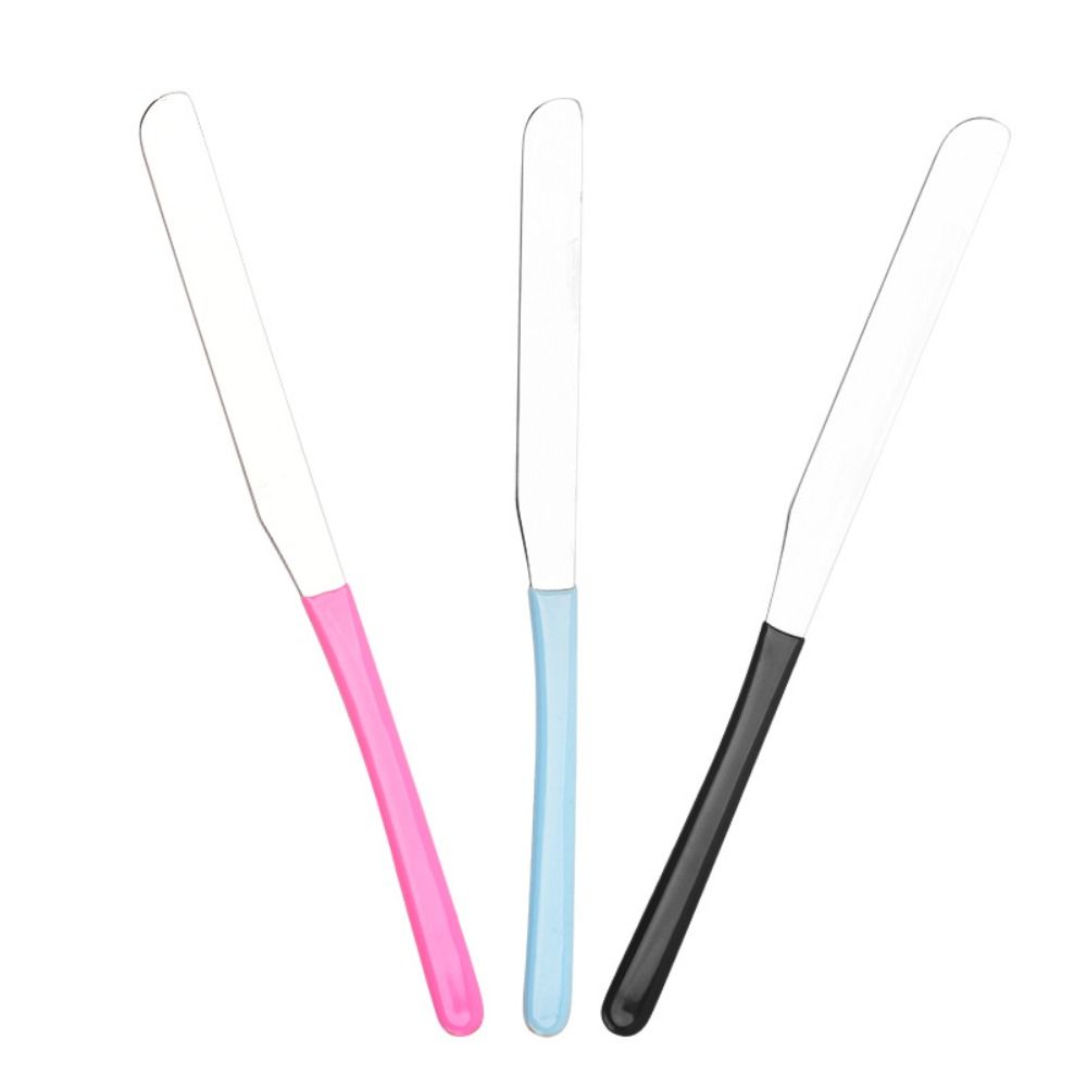 Durable Stainless Steel Foundation Spatula Professional Makeup Palette Tool  Girl