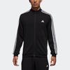 adidas Cm Tt Ft 3s Sports Stylish Knit Stand Collar Jacket Black Men's DU6783