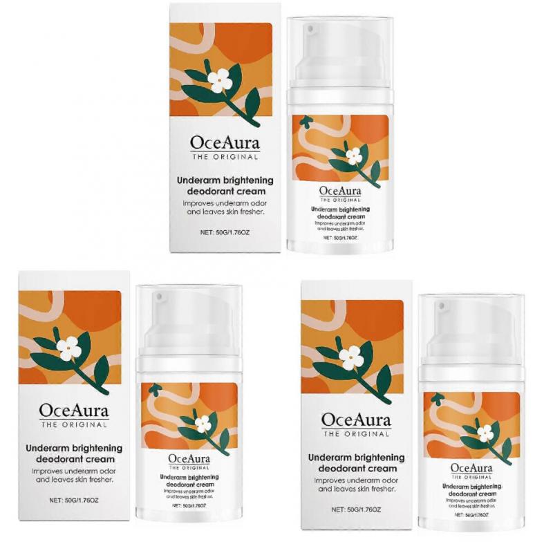 The Original Underarm Brightening Deodorant Cream for Dark Underarms Treatment, Body Odor Eliminator for Women & Men, Ingrown Hair Treatment