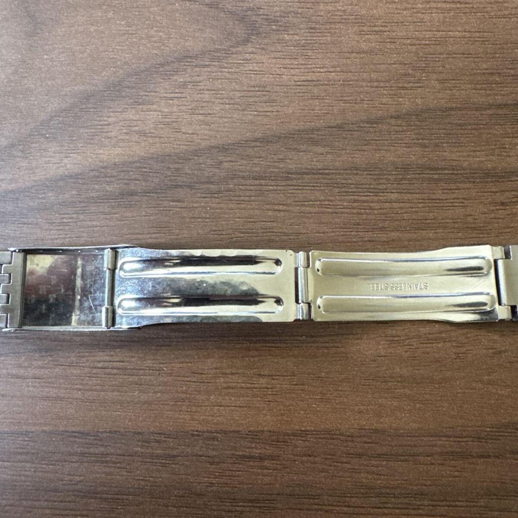 Used SEIKO Seiko King Quartz KQ Silver Watch Belt Vintage Genuine