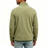 Men's Pullover with Stand Collar and Half Zip for Winter Outdoor