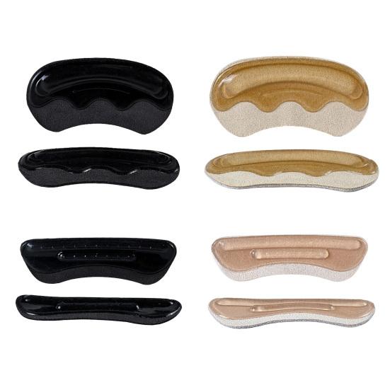 Heel Grips Liner Cushions Self-Adhesive Anti-Slip Soft Suede Cushions Shock Absorption Heel Pads