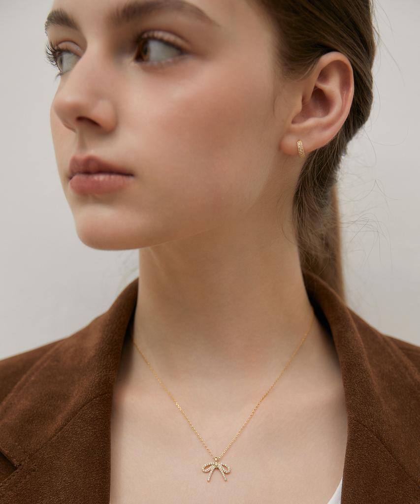 Tatjana (Silber 925) Zierliche Kubik-Band-Halskette Nz2456