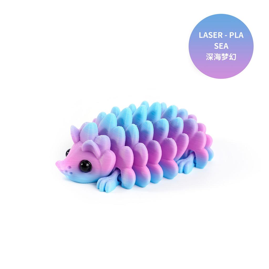 3D Printed Hedgehog Figurine Toys Cute Movable Pinecone-shaped Ornaments For Home Decor Smooth Integral Molding No Warping Edge