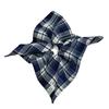 Korean Retro Plaid Scarf Hair Tie: Stylish Versatile Hair Accessory