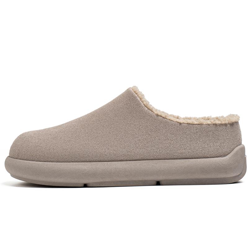 2026 Winter New Fleece - Lined Warm Cotton Slippers, Winter Home Indoor Non - slip Thick - soled Men's Comfortable Plush Slipper