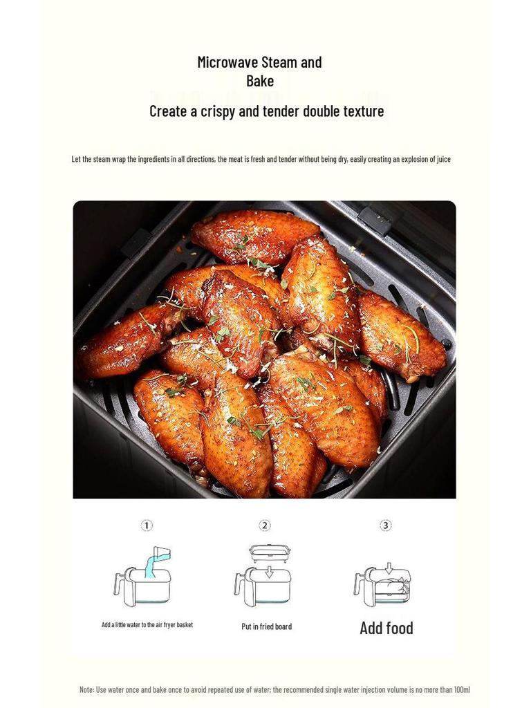 Kamel Multifunktions-Heißluftfritteuse: Intelligenter Elektroofen mit großer Kapazität & Visueller Pommes-Frites-Kocher