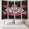 1PC Sport Club Football Crest Printed Tapestry Room Decoration Wall Hanging for Living Room Bedroom, dormitory, Birthday and Christmas gifts