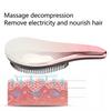 Detangling Hair Brush Massaging Detangler Brush for Curly Straight Hair Pink White Gradient